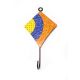 Handpainted Kite Design Iron Wall Hook with Traditional Indian Art